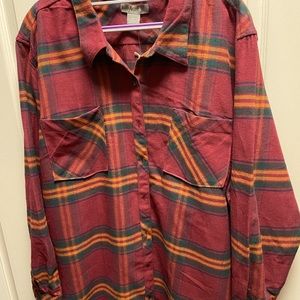 Women’s Natural Reflections flannel shirt size 3X